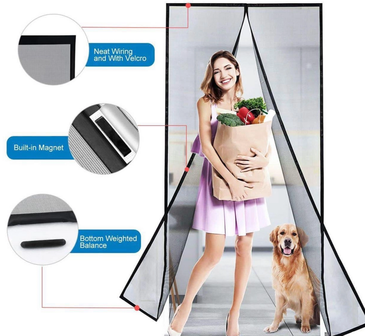 Malla Mosquitera para Puertas